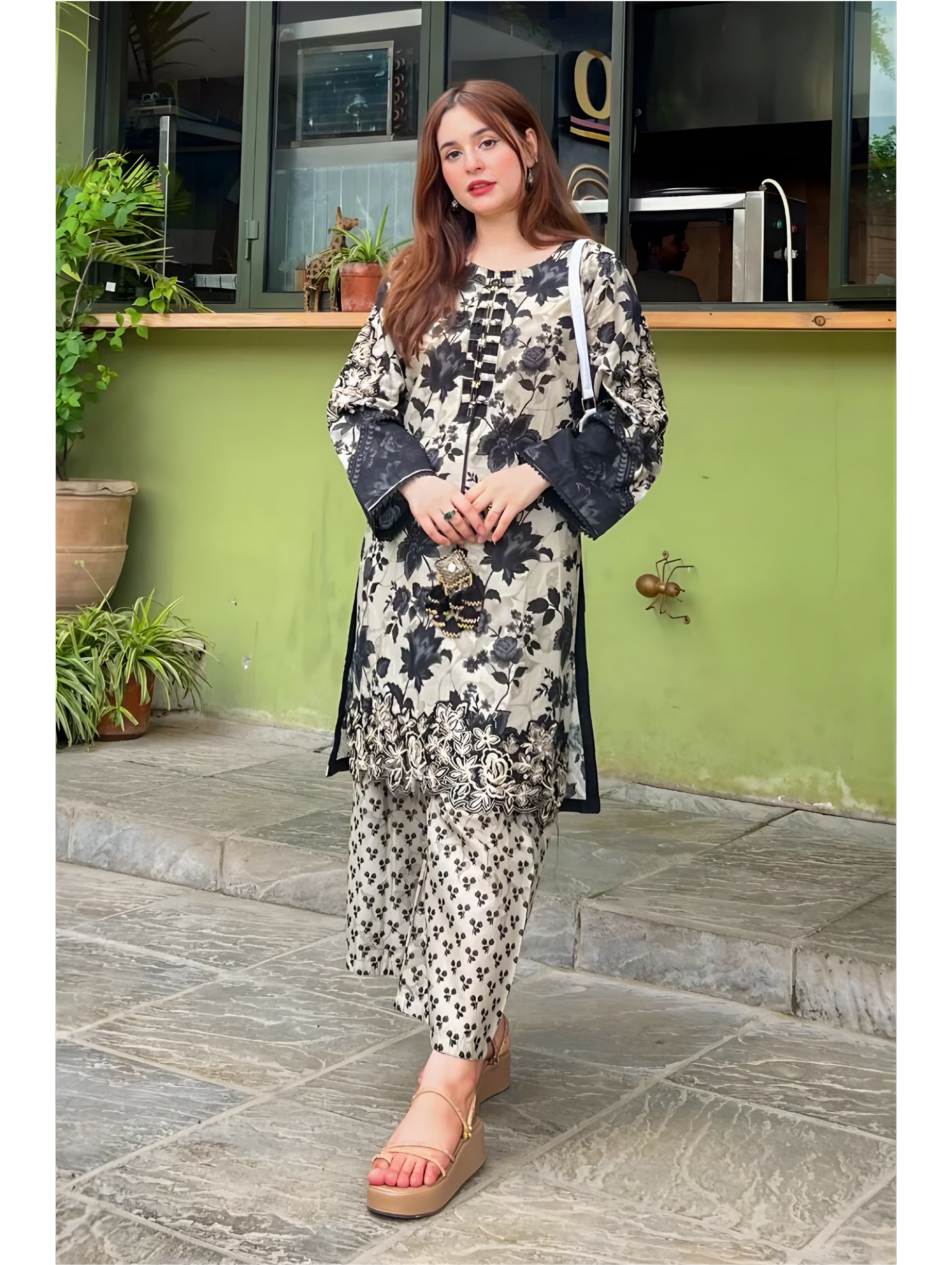 Floral 3-Piece Pret Suit