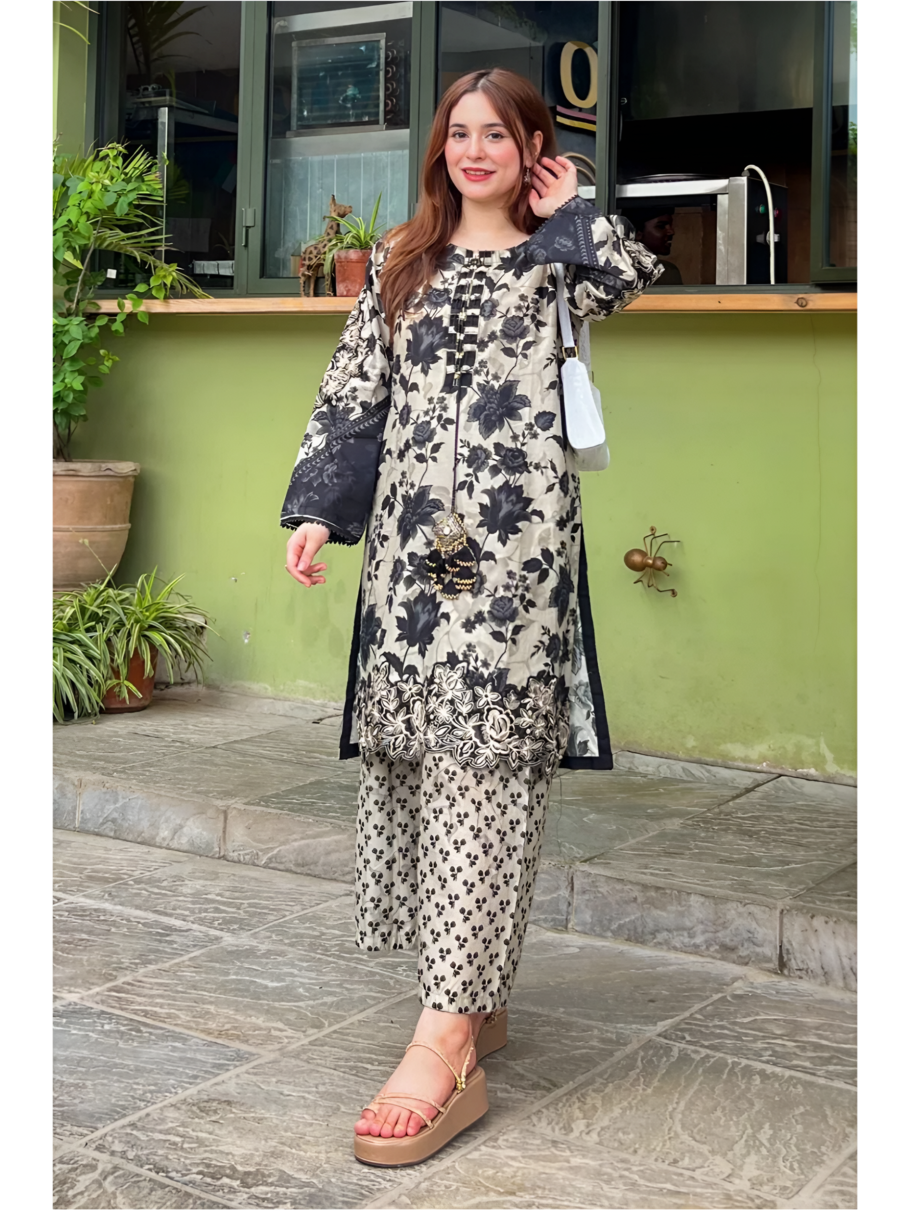 Floral 3-Piece Pret Suit