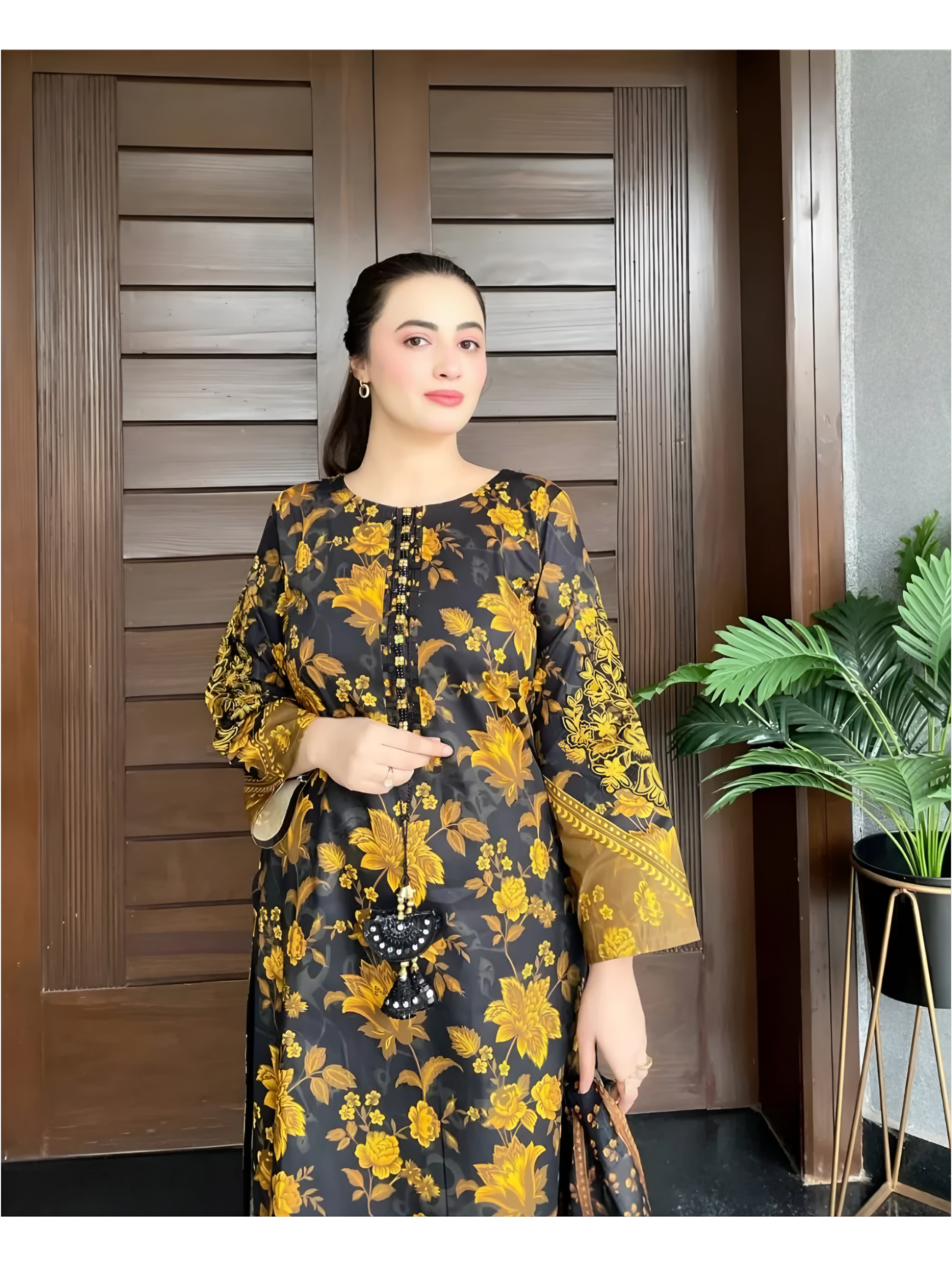 Floral 3-Piece Pret Suit