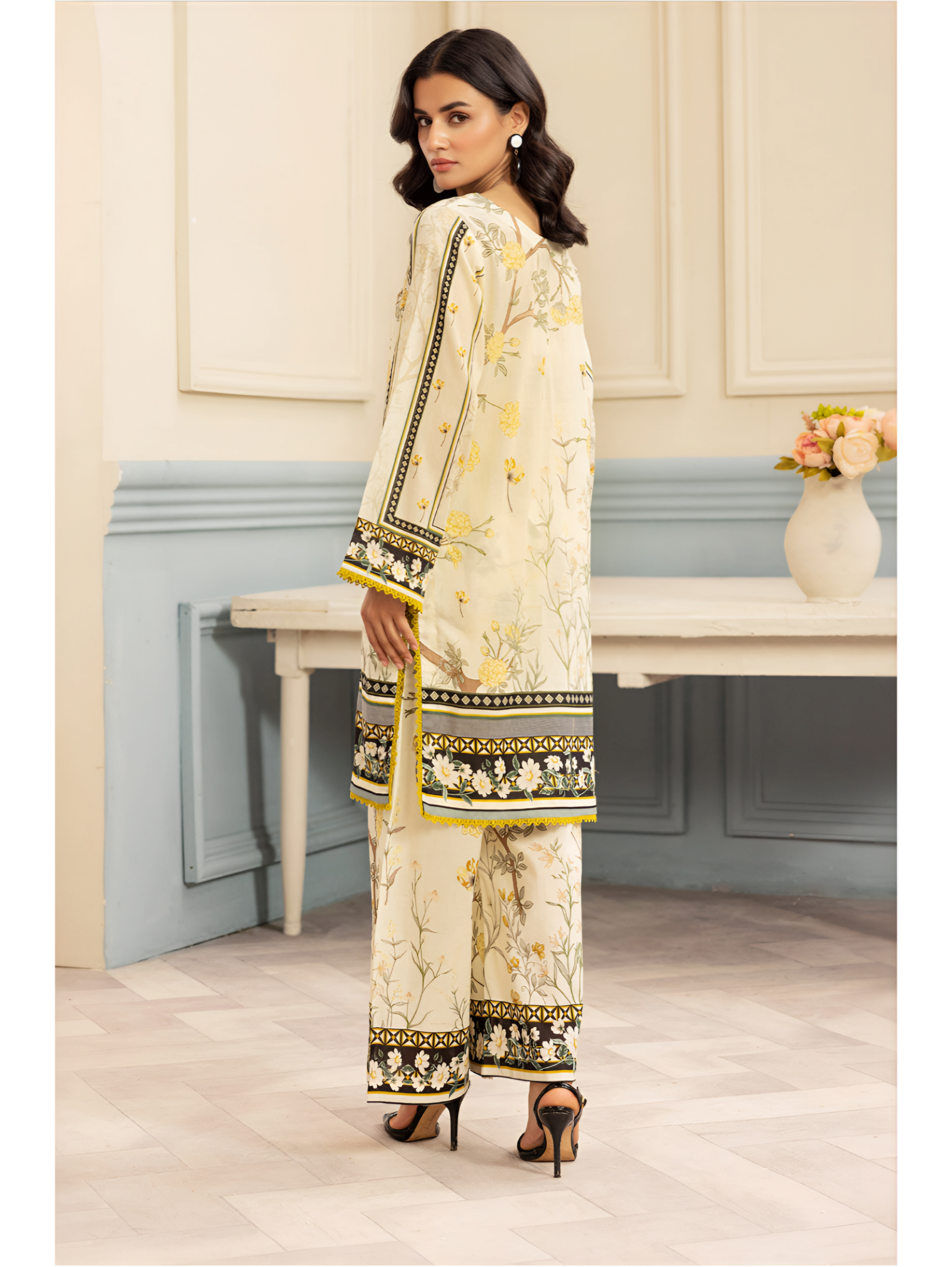 Digital Printed 2 Pcs Co-Ord Set: