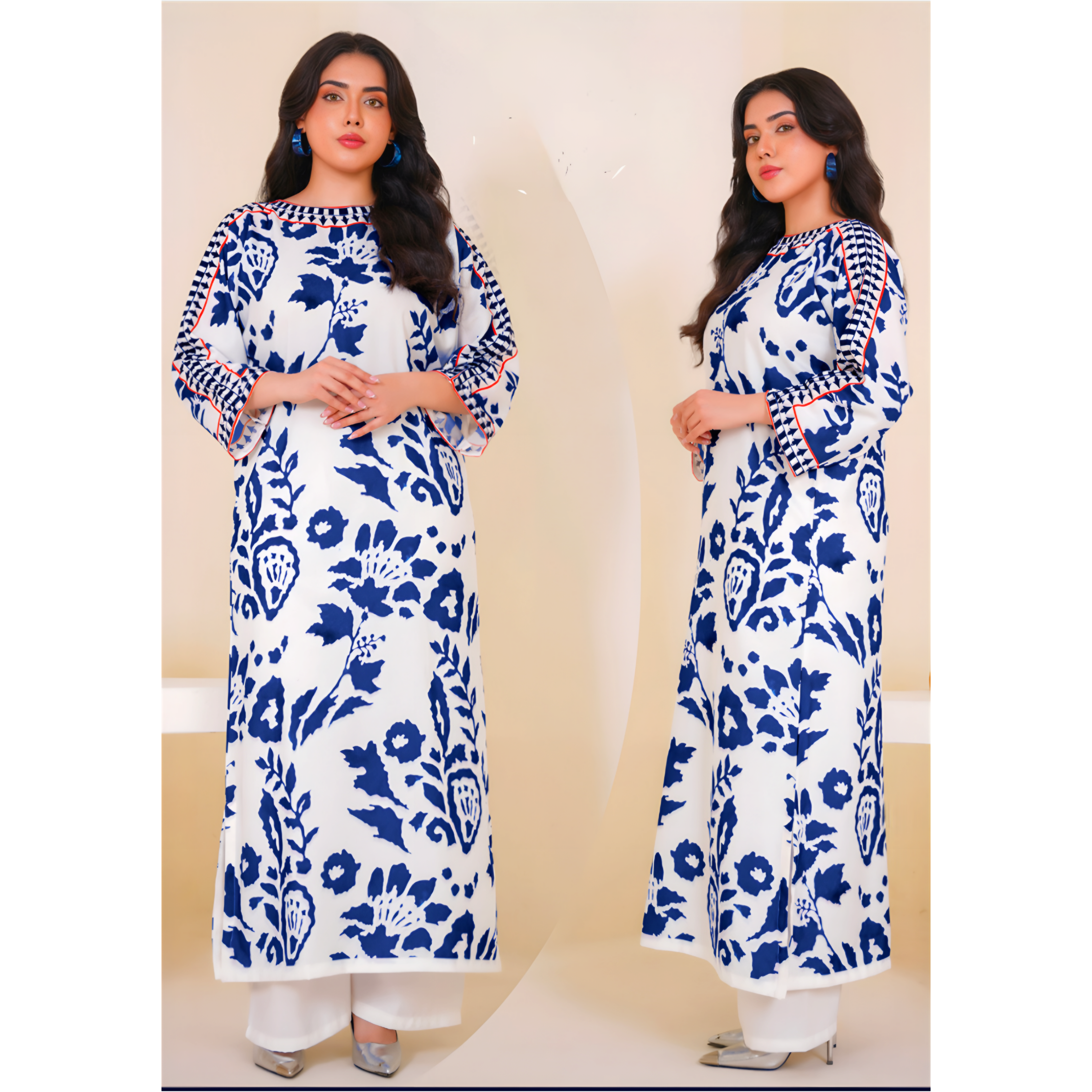 Butterfly Kaftan 2-Piece Set