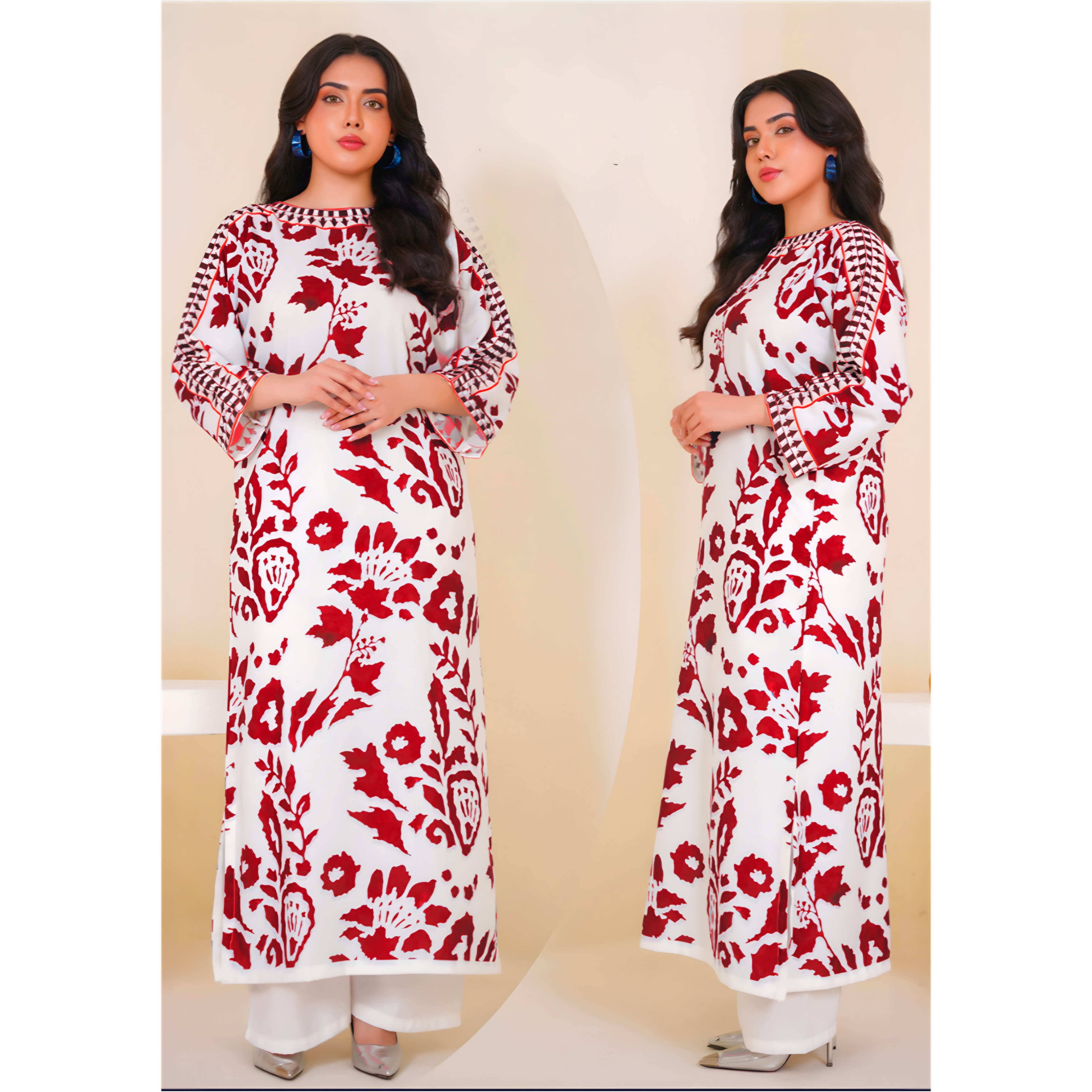 Butterfly Kaftan 2-Piece Set