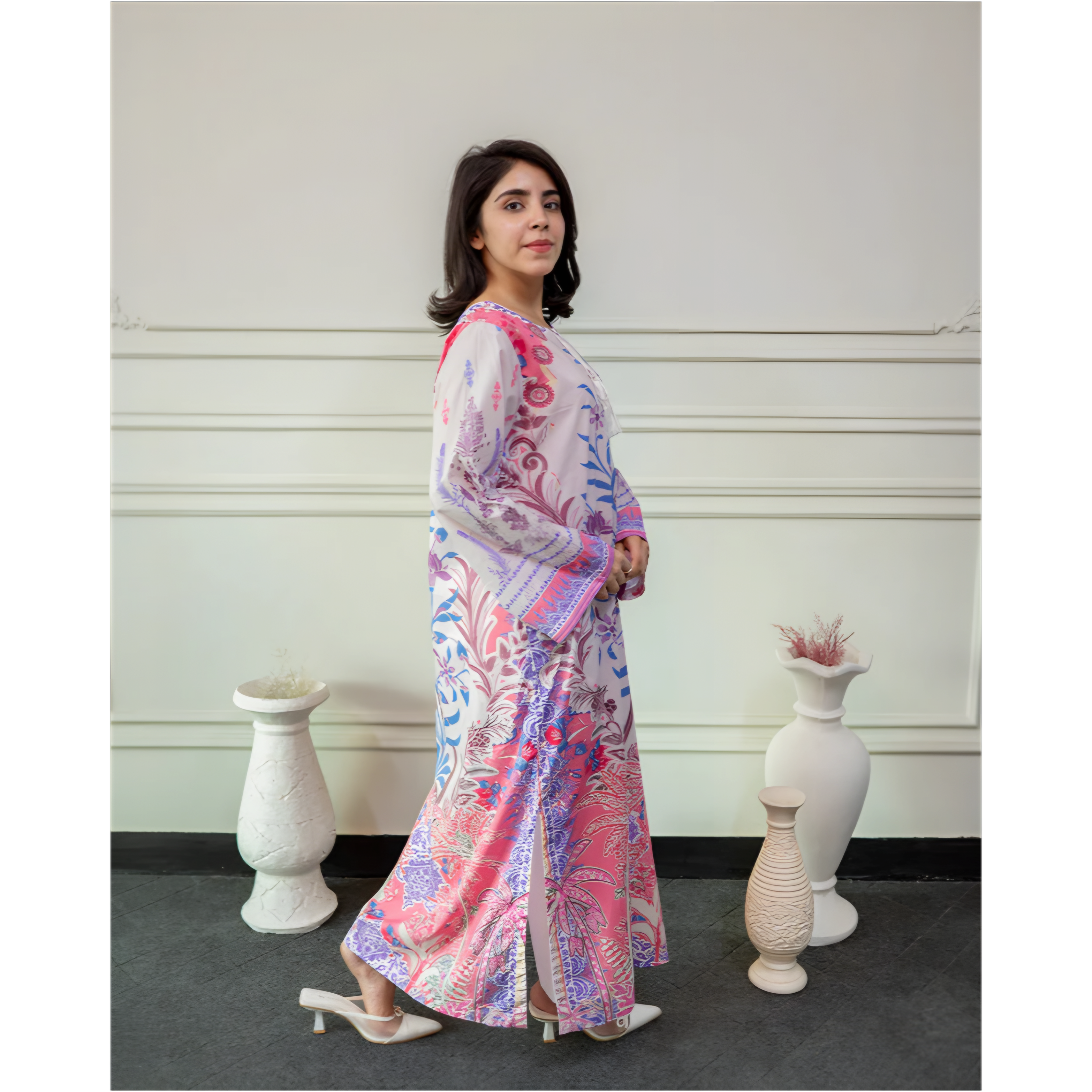 Floral Serenity – Premium 2PC