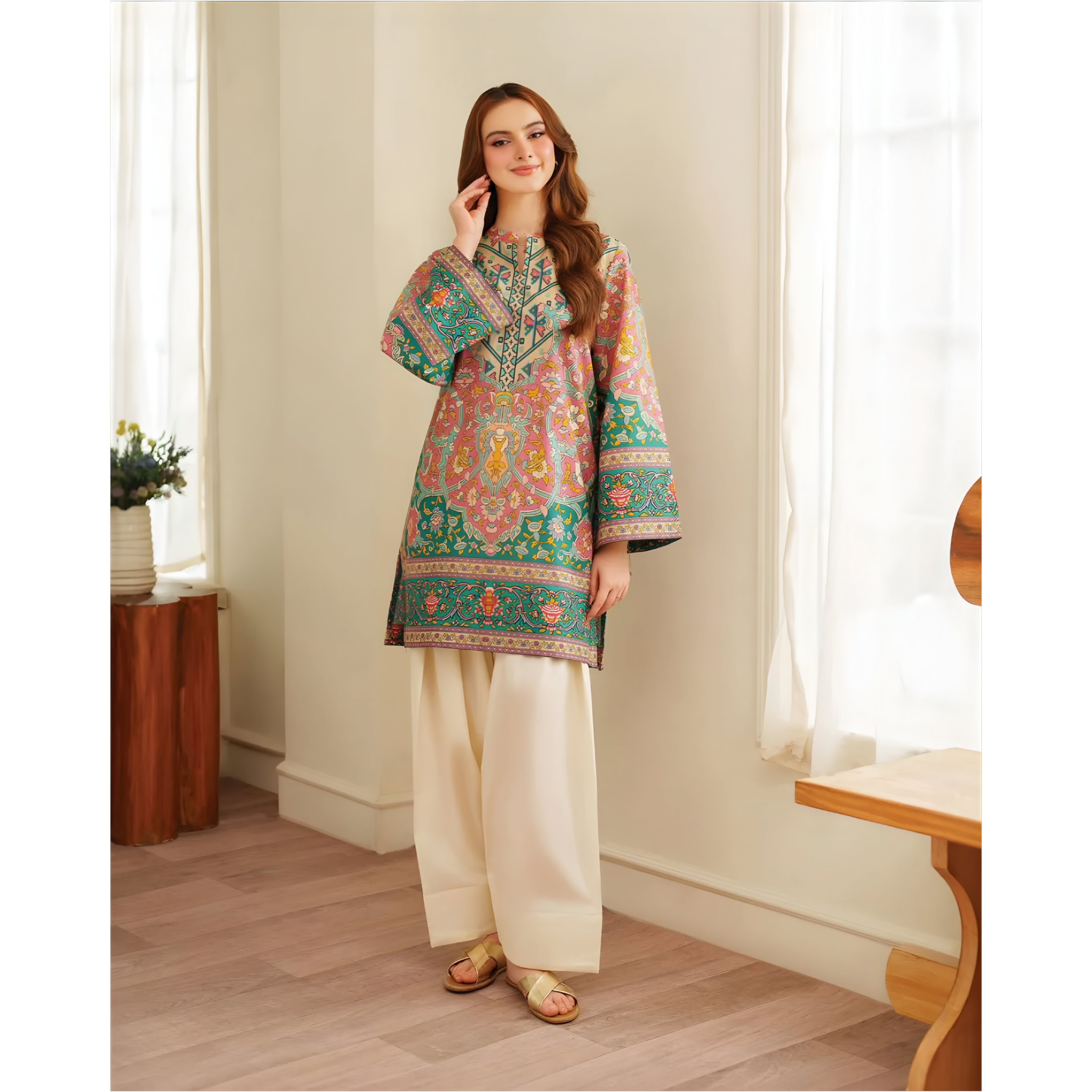 Emerald Bloom 2PC Suit