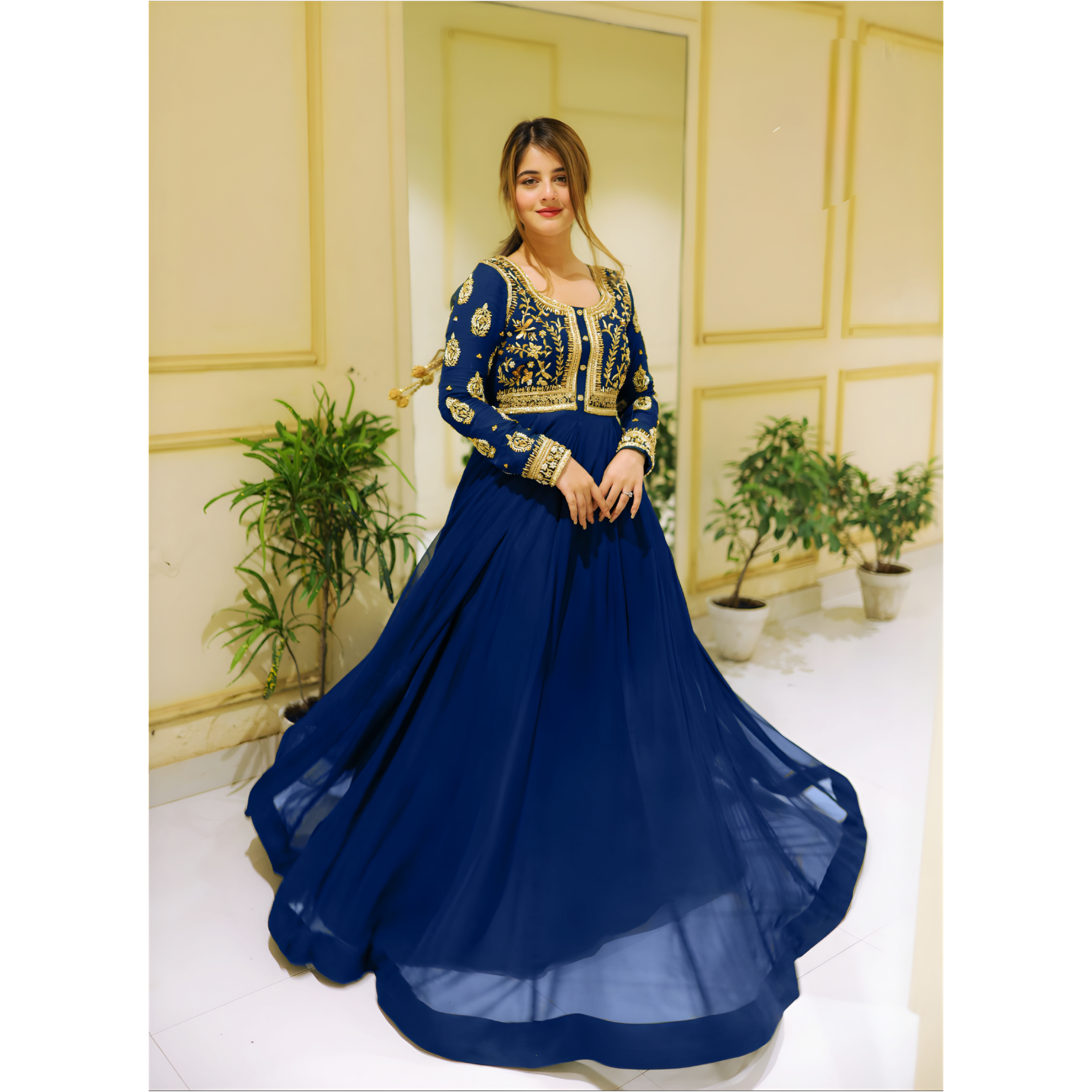 Embroidered Maxi – 2PC Set