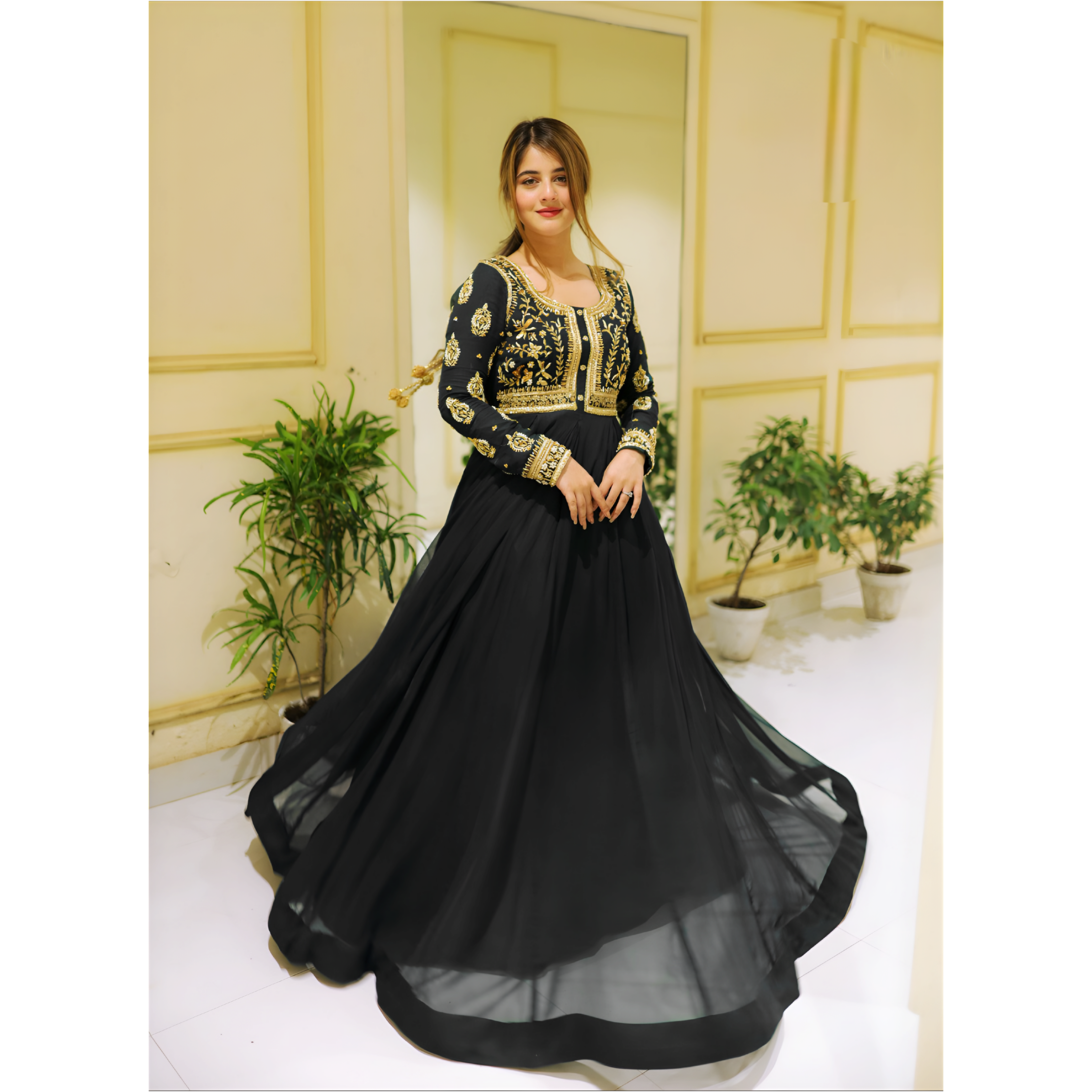 Embroidered Maxi – 2PC Set