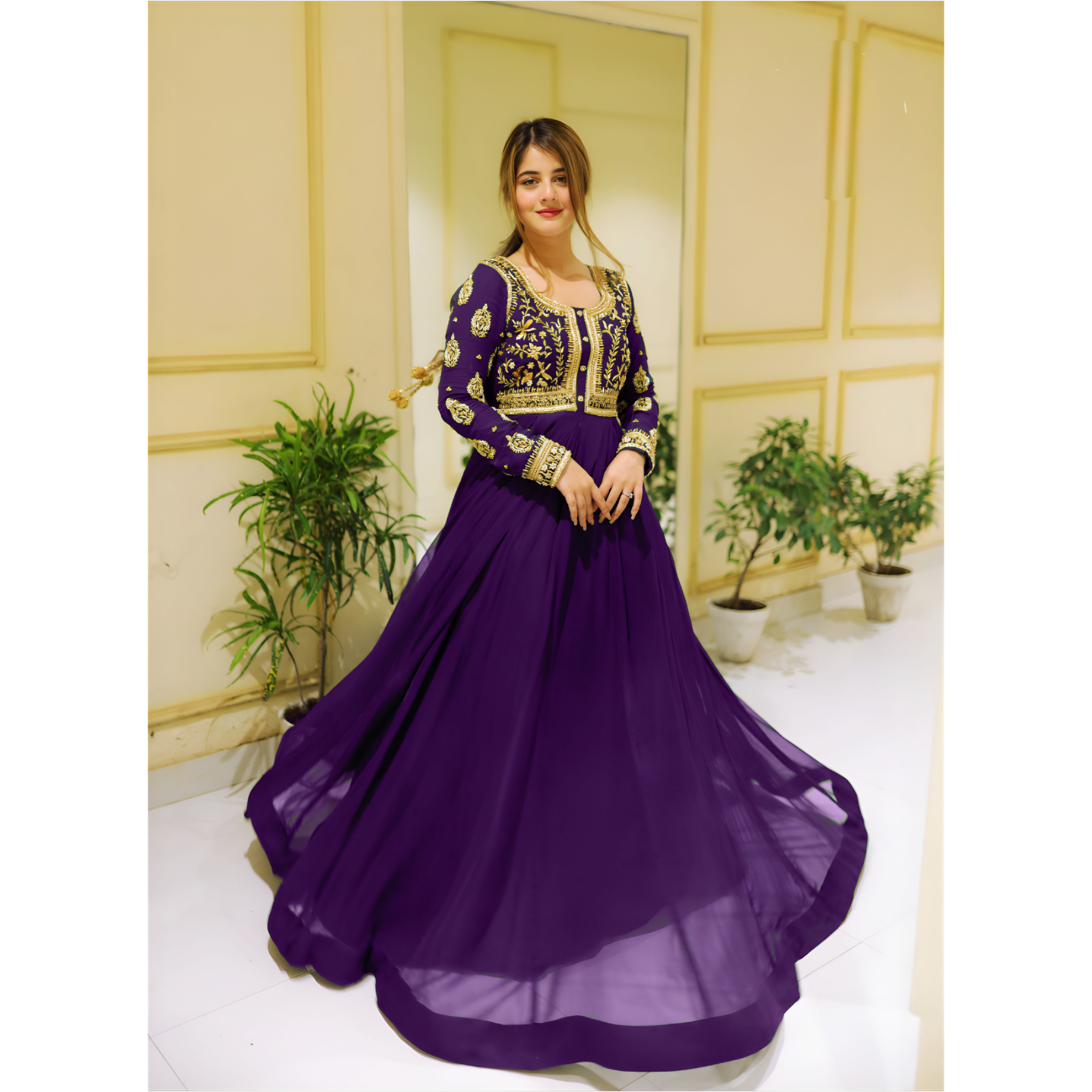 Embroidered Maxi – 2PC Set