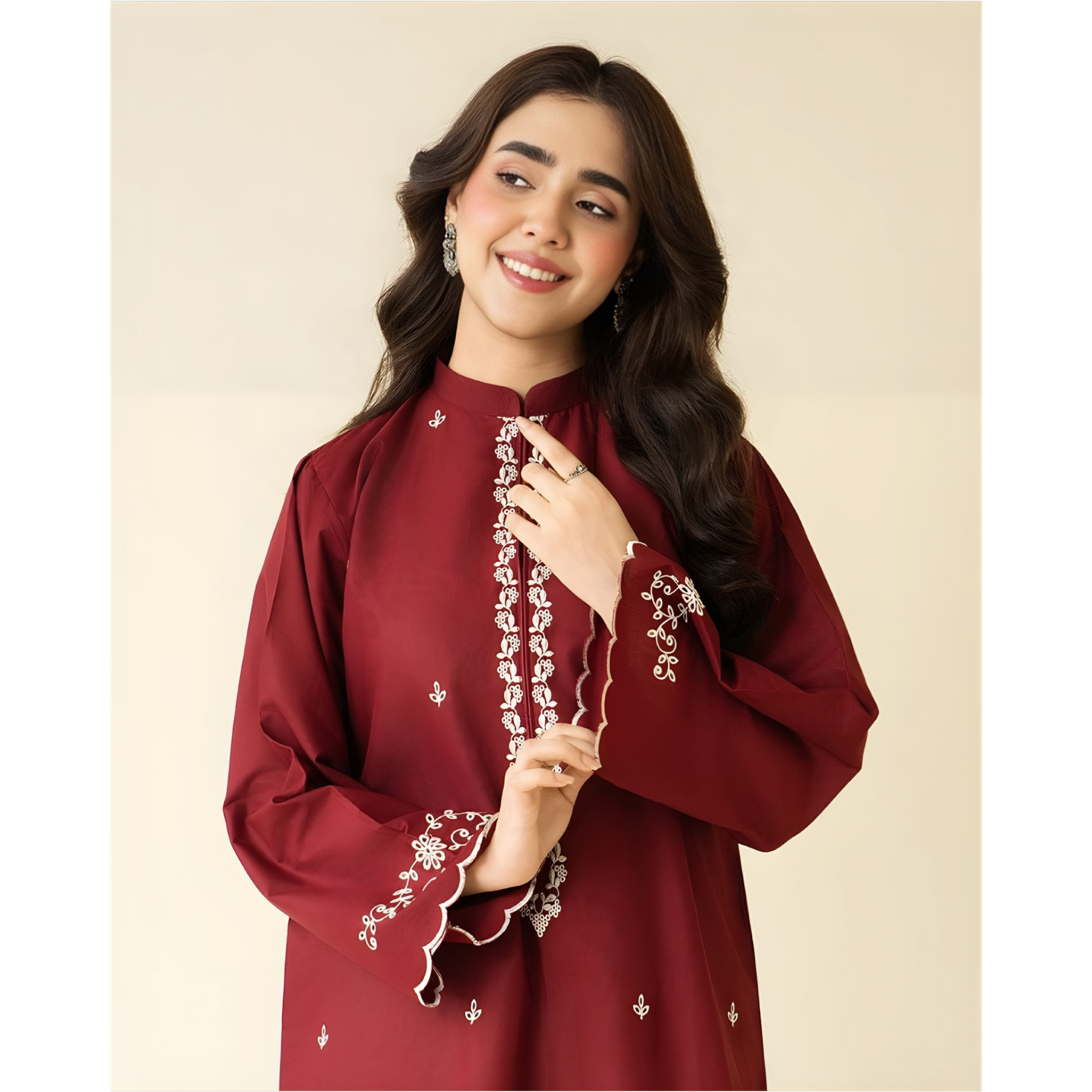 Summer Grace Embroidered Cotton Outfit