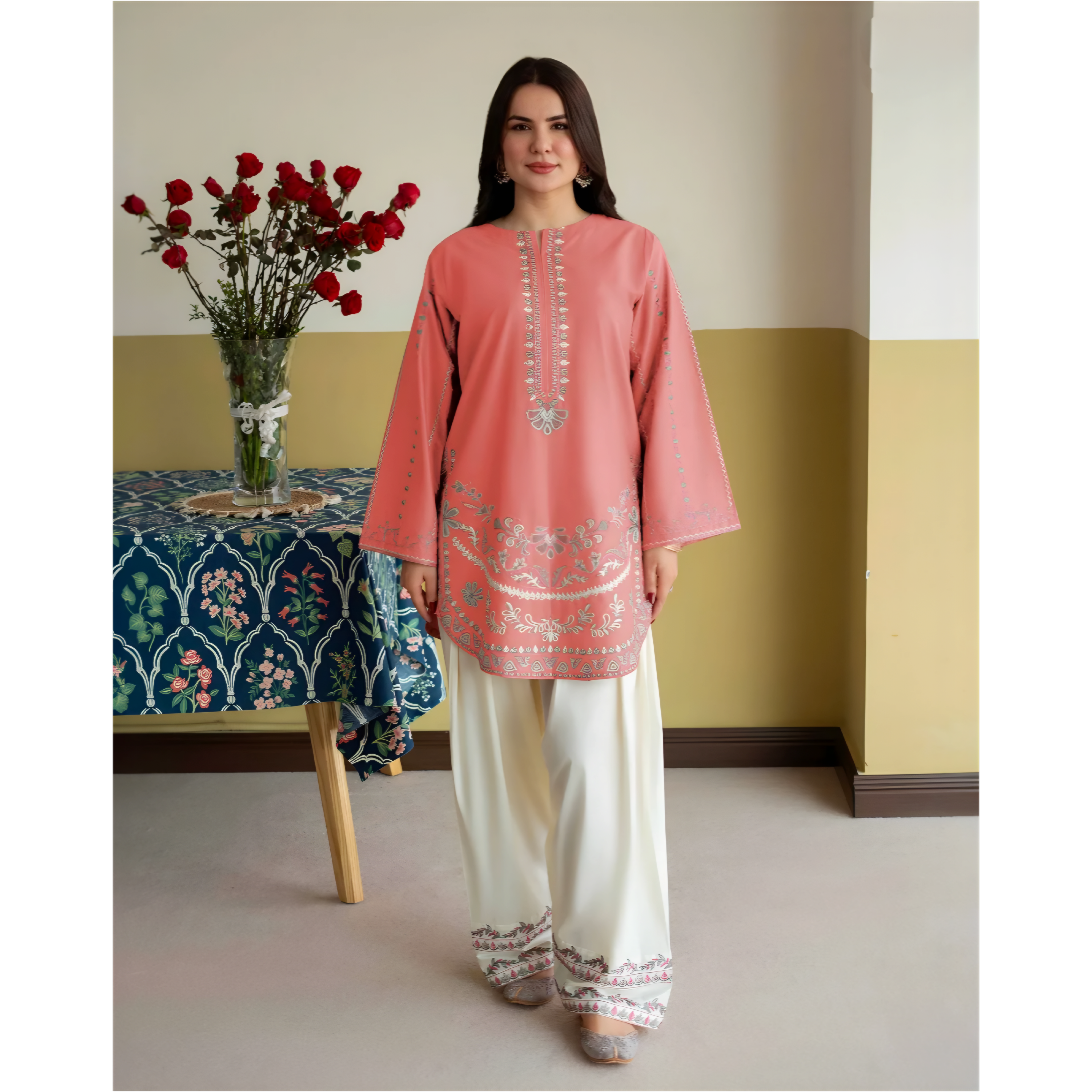 Afsheen Embroidered Kurta Set
