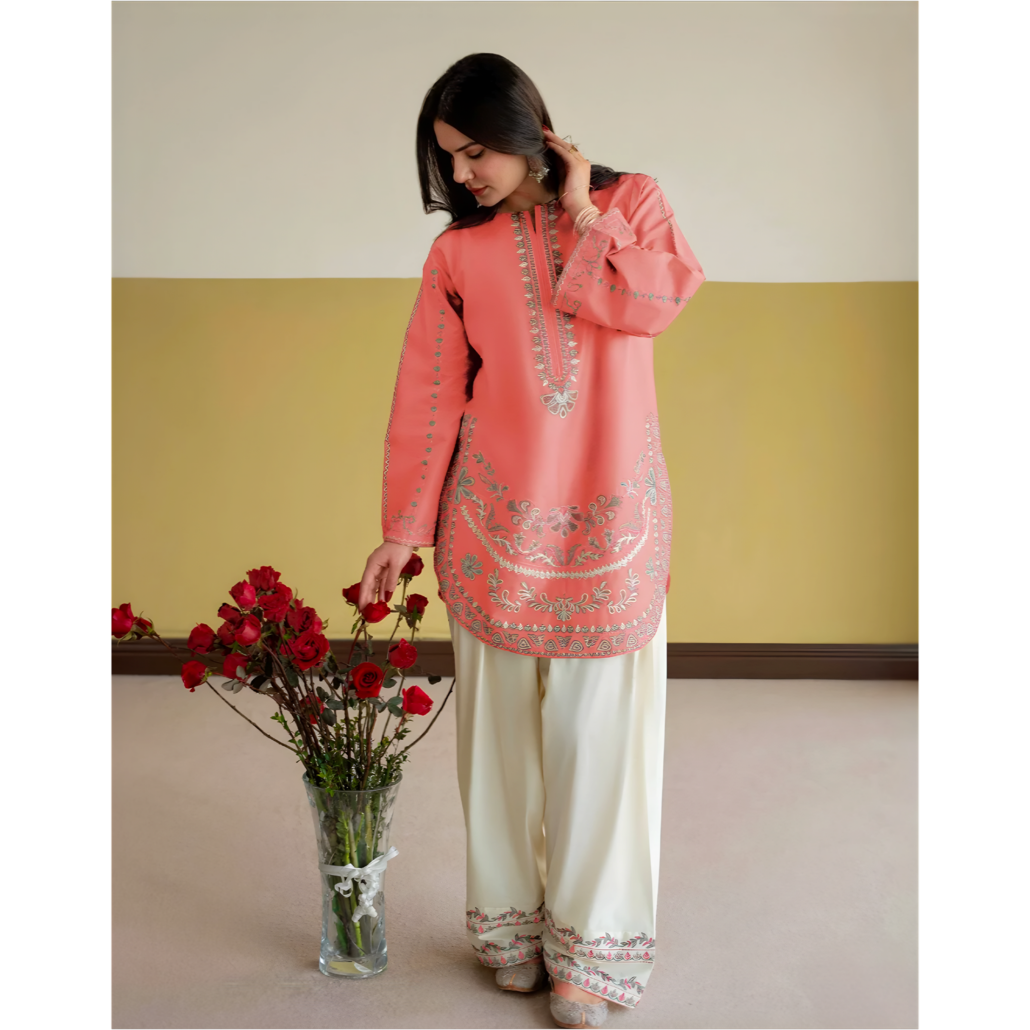 Afsheen Embroidered Kurta Set