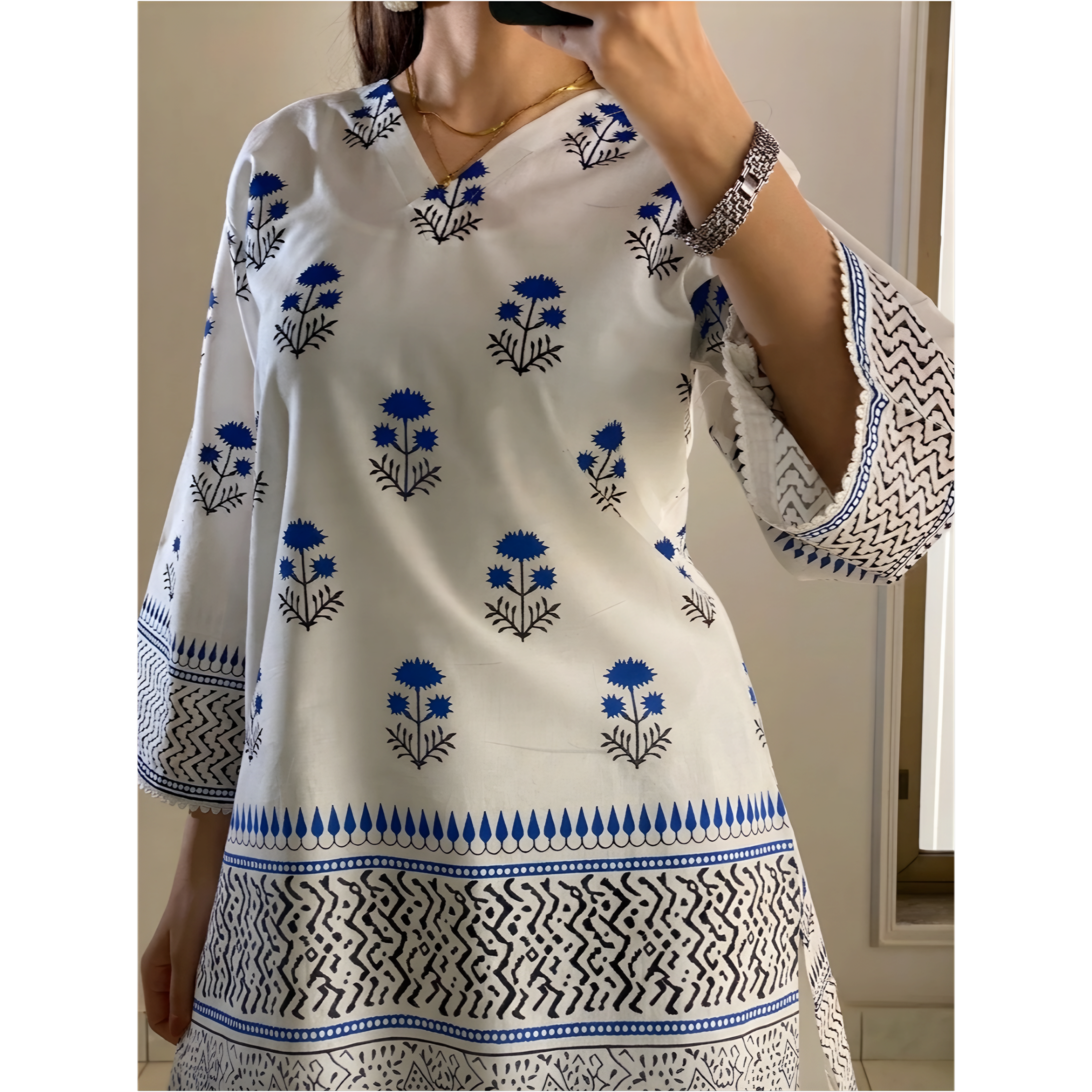 Noor Printed Farshi Shalwar