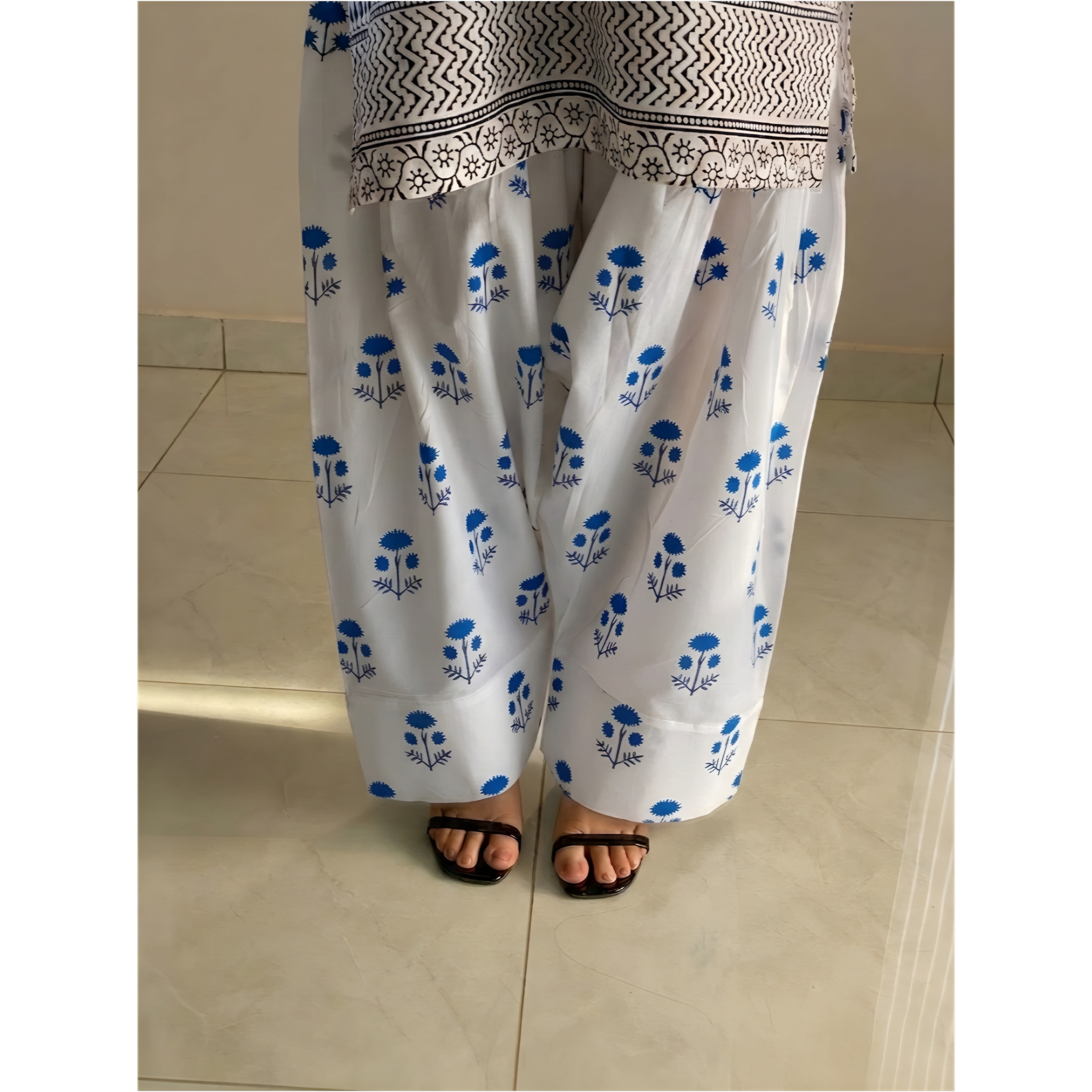 Noor Printed Farshi Shalwar