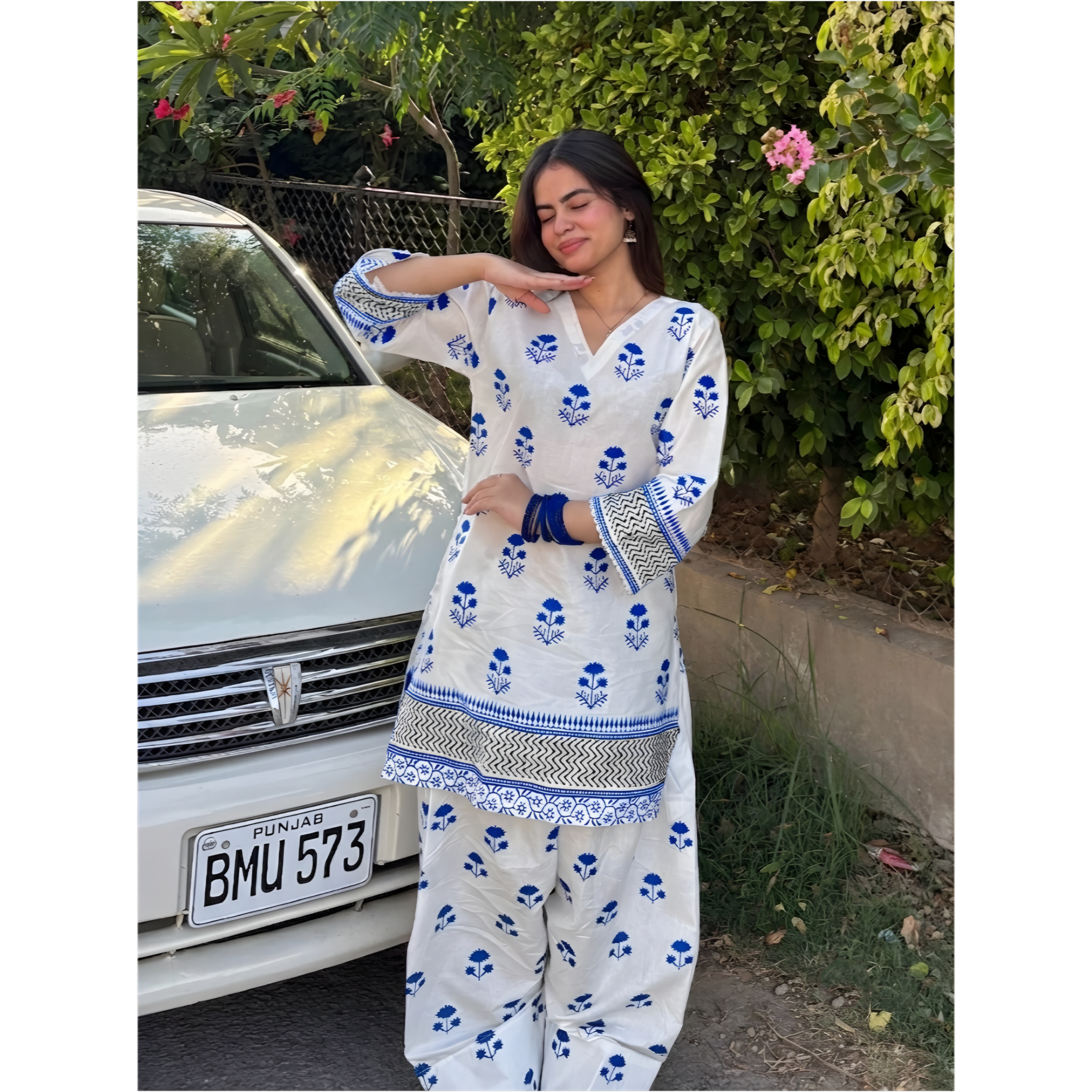 Noor Printed Farshi Shalwar