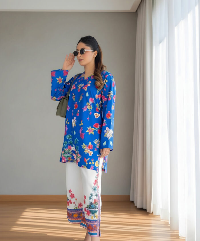 Blue Ready-to-Wear 2-Piece Suit - Image 1