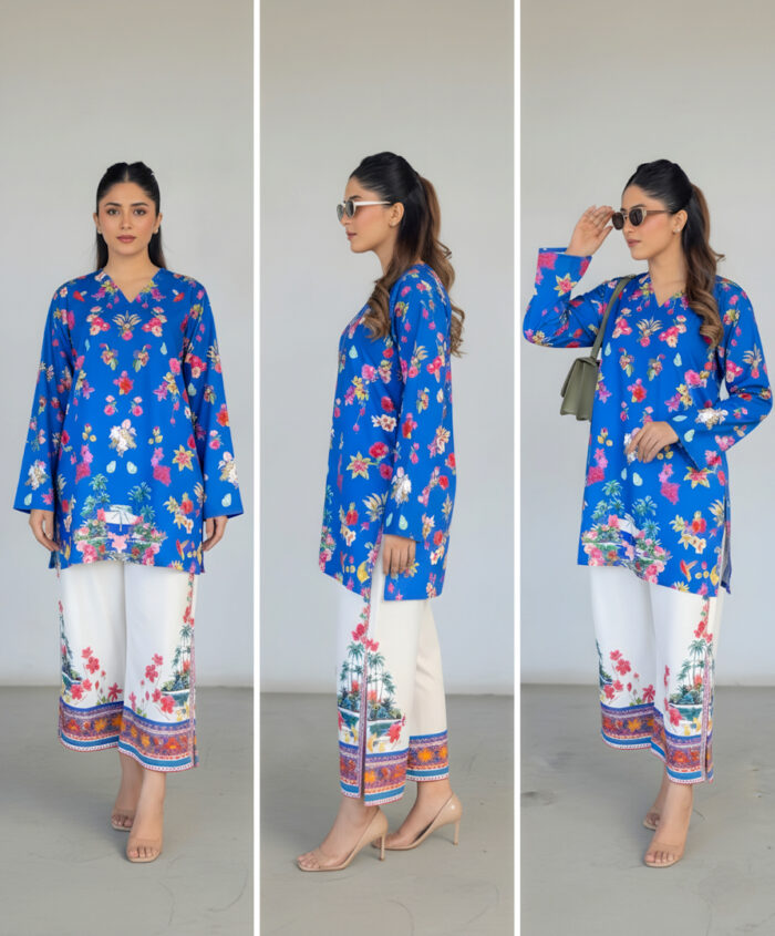 Blue Ready-to-Wear 2-Piece Suit - Image 3